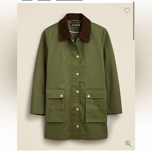 J. Crew Women's Heritage Barn Jacket in Waxed Cotton, size Small